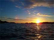 Kayaking in the Irish dawn